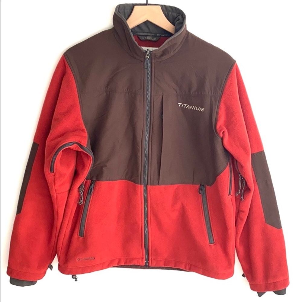 Columbia titanium fleece full zip jacket, size‎ M